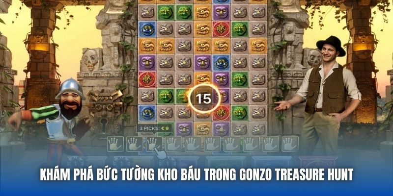 Khám phá bức tường kho báu trong Gonzo Treasure Hunt