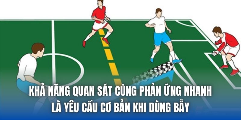 Khả năng quan sát cùng phản ứng nhanh là yêu cầu cơ bản khi dùng bẫy